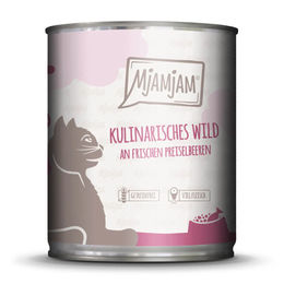 MjAMjAM Katzenfutter Wild mit hohem Fleischanteil Adult 6 x 800 g Dose - 6 x 800 g – Bild 1 von 2