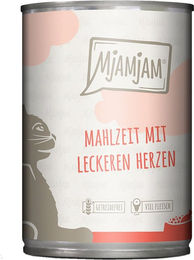 Produktbild von MjAMjAM Katzenmahlzeit mit Herzen für alle Altersstufen 24x400g