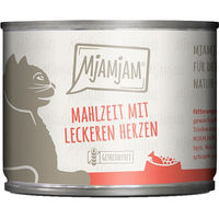 Produktbild von MjAMjAM Katzenmahlzeit mit Herzen für alle Altersstufen 6x200g