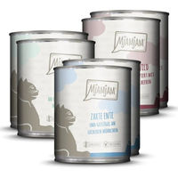 Produktbild von MjAMjAM Katzennassfutter Mixpaket II Adult Ente Geflügel Huhn und Pute 6 x 800 g - 6 x 800 g
