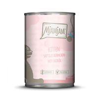 Produktbild von MjAMjAM Kitten Nassfutter Huhn mit Lachsöl 24x400g