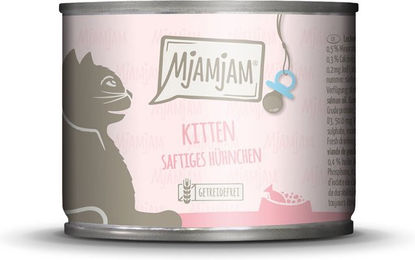 Produktbild von MjAMjAM Kitten Nassfutter Hühnchen mit Lachsöl 6x200g