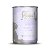 Produktbild von MjAMjAM Kitten Nassfutter Kalb mit Lachsöl getreidefrei und ohne Zucker 6x400g