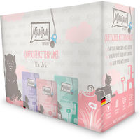 Produktbild von MjAMjAM Kitten Probierpaket mit 3 Sorten Mousse und Creme Huhn Kalb Pute getreidefrei 12 x 125 g - 12 x 125 g