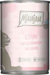 MjAMjAM Kitten Probierpaket mit Huhn, Kalb und Pute - 6 x 400 g glutenfrei mit hohem Fleischanteil – Bild 1 von 1