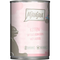 Produktbild von MjAMjAM Kitten Probierpaket mit Huhn, Kalb und Pute - 6 x 400 g glutenfrei mit hohem Fleischanteil