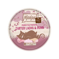 Produktbild von MjAMjAM Leckerli Purer Filetgenuss Lachs und Huhn 16x80g