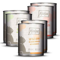 Produktbild von MjAMjAM Mixpaket Hund Huhn Rind Herzen Getreidefrei Sensitive 24x800g