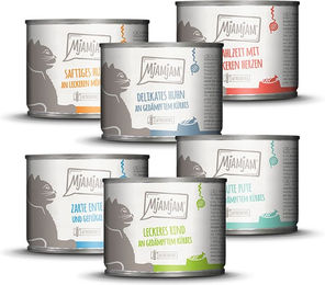 Produktbild von MjAMjAM Mixpaket III Getreidefreies Hundefutter 24x200g