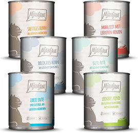 Produktbild von MjAMjAM Mixpaket III Getreidefreies Hundefutter 24x800g