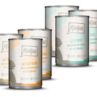 Produktbild von MjAMjAM Monopaket I Katzen Nassfutter Huhn und Pute Stückchen in Sauce Getreidefrei 6x400g - 6 x 400 g