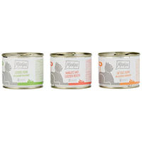 Produktbild von MjAMjAM Nassfutter für Katzen Adult Mixpaket I Huhn und Rind mit Stückchen in Sauce 6 x 200 g - 6 x 200 g