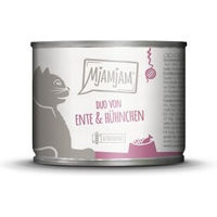 Produktbild von MjAMjAM Nassfutter Katze Adult Duo Ente und Huhn 6x200 g