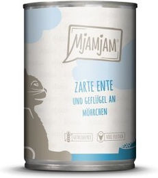 Produktbild von MjAMjAM Nassfutter Katze Adult Ente und Geflügel getreidefrei monoprotein 6x400 g - 6 x 400 g