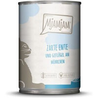 Produktbild von MjAMjAM Nassfutter Katze Adult Ente und Geflügel getreidefrei monoprotein 6x400 g - 6 x 400 g
