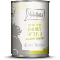Produktbild von MjAMjAM Nassfutter Katze Adult Ente und Pute mit hohem Fleischanteil 6x400 g - 6 x 400 g