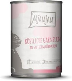 Produktbild von MjAMjAM Nassfutter Katze Adult Garnelen und Huhn getreidefrei 6x400 g - 6 x 400 g