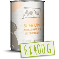 Produktbild von MjAMjAM Nassfutter Katze Adult Huhn an Möhrchen getreidefrei monoprotein 6x400 g - 6 x 400 g