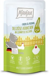 Produktbild von MjAMjAM Nassfutter Katze Adult Huhn Creme Getreidefrei 12x125 g - 12 x 125 g