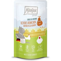 Produktbild von MjAMjAM Nassfutter Katze Adult Huhn Creme Getreidefrei 12x125 g - 12 x 125 g