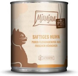 Produktbild von MjAMjAM Nassfutter Katze Adult Huhn mit hohem Fleischanteil 6x800 g - 6 x 800 g