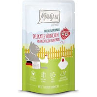 Produktbild von MjAMjAM Nassfutter Katze Adult Huhn Mousse Creme Getreidefrei 12x125 g