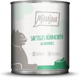 Produktbild von MjAMjAM Nassfutter Katze Adult Huhn und Brokkoli getreidefrei 6x800 g