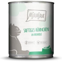 Produktbild von MjAMjAM Nassfutter Katze Adult Huhn und Brokkoli getreidefrei 6x800 g