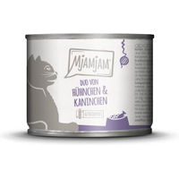 Produktbild von MjAMjAM Nassfutter Katze Adult Huhn und Kaninchen 6x200 g