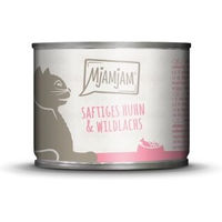 Produktbild von MjAMjAM Nassfutter Katze Adult Huhn Wild und Lachs getreidefrei 6x200 g - 6 x 200 g
