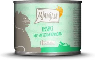 Produktbild von MjAMjAM Nassfutter Katze Adult Insekt mit Huhn getreidefrei 6x200 g - 6 x 200 g