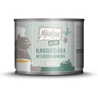 Produktbild von MjAMjAM Nassfutter Katze Adult Kalb mit Möhre Stückchen in Sauce Getreidefrei 6x185 g - 6 x 185 g