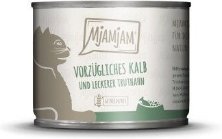 Produktbild von MjAMjAM Nassfutter Katze Adult Kalb und Truthahn getreidefrei 6x200 g - 6 x 200 g