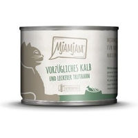 Produktbild von MjAMjAM Nassfutter Katze Adult Kalb und Truthahn getreidefrei 6x200 g - 6 x 200 g