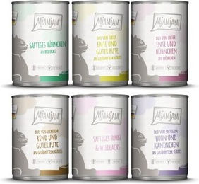 Produktbild von MjAMjAM Nassfutter Katze Adult Mixpaket 6x400 g - 6 x 400 g