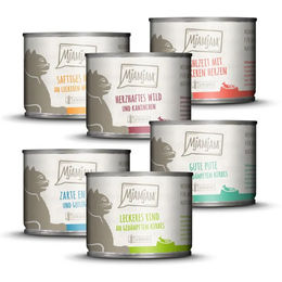 MjAMjAM Nassfutter Katze Adult Mixpaket III Huhn 6 x 200 g Dose getreidefrei - 6 x 200 g – Bild 1 von 4