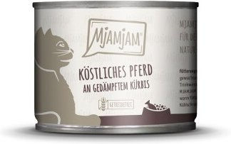 Produktbild von MjAMjAM Nassfutter Katze Adult Pferd Getreidefrei 6x200 g - 6 x 200 g