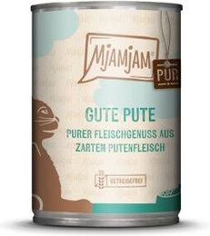 Produktbild von MjAMjAM Nassfutter Katze Adult Pute Getreidefrei Monoprotein 6x400 g - 6 x 400 g
