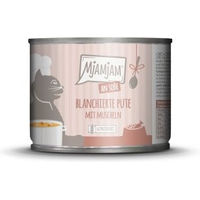 Produktbild von MjAMjAM Nassfutter Katze Adult Pute und Muscheln Stückchen in Sauce Getreidefrei 6x185 g - 6 x 185 g