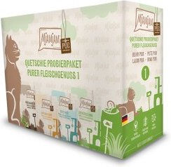 MjAMjAM Nassfutter Katze Adult Quetschie Probierpaket mit hohem Fleischanteil getreidefrei 12 x 125 g - 12 x 125 g – Bild 1 von 5