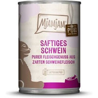 Produktbild von MjAMjAM Nassfutter Katze Adult Schwein Getreidefrei Monoprotein 6x400 g - 6 x 400 g