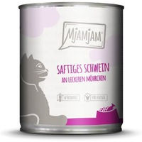 Produktbild von MjAMjAM Nassfutter Katze Adult Schwein mit Möhre getreidefrei monoprotein 6x800 g - 6 x 800 g