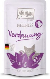 Produktbild von MjAMjAM Nassfutter Katze Adult Wellness Verdauung Huhn Monoprotein 12x125 g