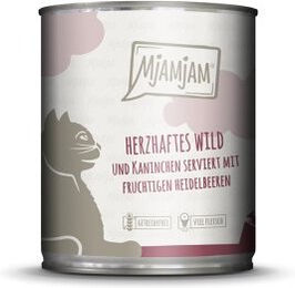 Produktbild von MjAMjAM Nassfutter Katze Adult Wild und Kaninchen getreidefrei monoprotein 6x800 g - 6 x 800 g