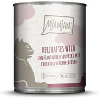 Produktbild von MjAMjAM Nassfutter Katze Adult Wild und Kaninchen getreidefrei monoprotein 6x800 g - 6 x 800 g