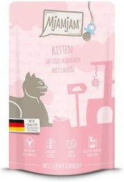 Produktbild von MjAMjAM Nassfutter Katze Kitten Huhn mit Lachsöl Getreidefrei 12x125 g - 12 x 125 g