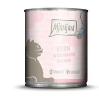 Produktbild von MjAMjAM Nassfutter Katze Kitten Huhn mit Lachsöl getreidefrei 6x800 g - 6 x 800 g