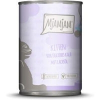 Produktbild von MjAMjAM Nassfutter Katze Kitten Kalb mit Huhn und Lachsöl getreidefrei 6x400 g