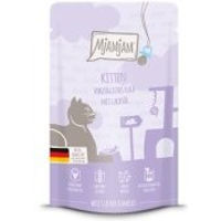 Produktbild von MjAMjAM Nassfutter Katze Kitten Kalb mit Lachsöl Getreidefrei 12x125 g - 12 x 125 g