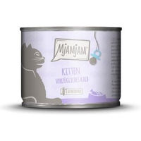 Produktbild von MjAMjAM Nassfutter Katze Kitten Kalb mit Lachsöl getreidefrei 6x200 g - 6 x 200 g